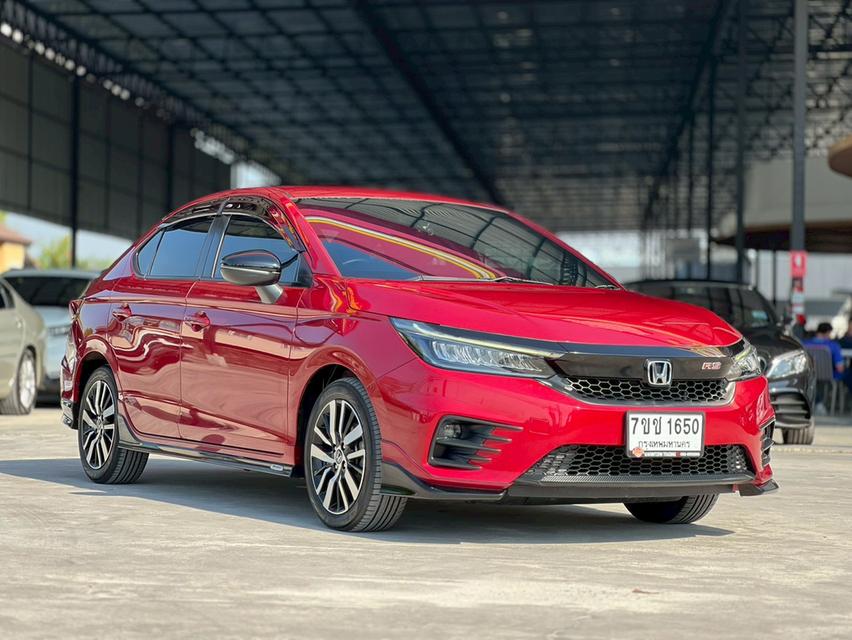 ปี 2020 HONDA CITY, 1.0 RS โฉม ปี19-ปัจจุบัน (4D)สีแดง เกียร์ออโต้ เบนซิน มือเดียวป้ายแดง รูปย่อยที่ 3