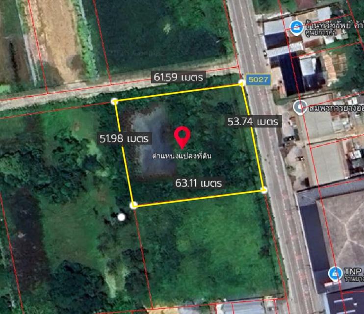 ที่ดินไทรน้อย นนทบุรี ติดถนนทางหลวงชนบท (นบ.5027) 2