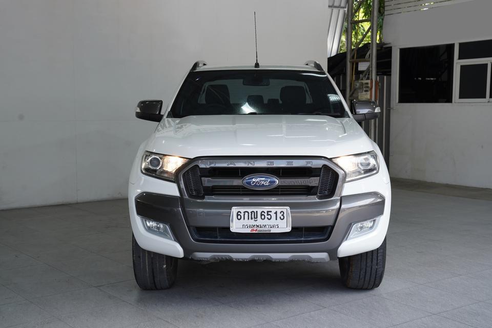 FORD RANGER 2.2 WILDTRAK AT ปี 2016 จด 2017 สีขาว 9