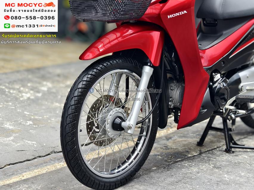 Wave 110i 2023 วิ่ง600โล สตาดมือ รถบ้านมือเดียวเครื่องดีสีสวย บุคเซอวิสครบ No1123 12