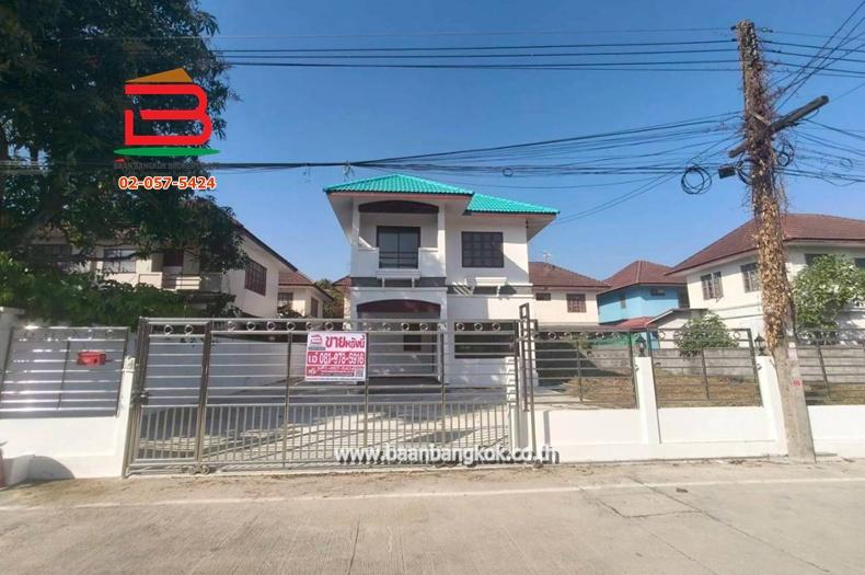 บ้านเดี่ยว หมู่บ้าน พรธิสาร 6 (เลียบคลอง 7) เนื้อที่ 110 ตรว.ใกล้โลตัส รังสิต คลอง7 ถนนรังสิต-นครนายก ตำบลบึงบอน อำเภอหนองเสือ จังหวัดปทุมธานี 1