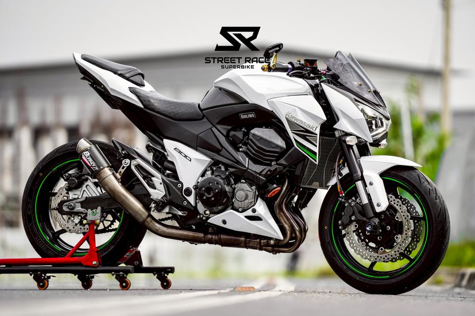 🔥 kawasaki z800 ปี 2015 | สีขาวหล่อเข้ม สปอร์ตเน็กเก็ตตัวแรง ราคาดีเกินคาด! 🔥 7