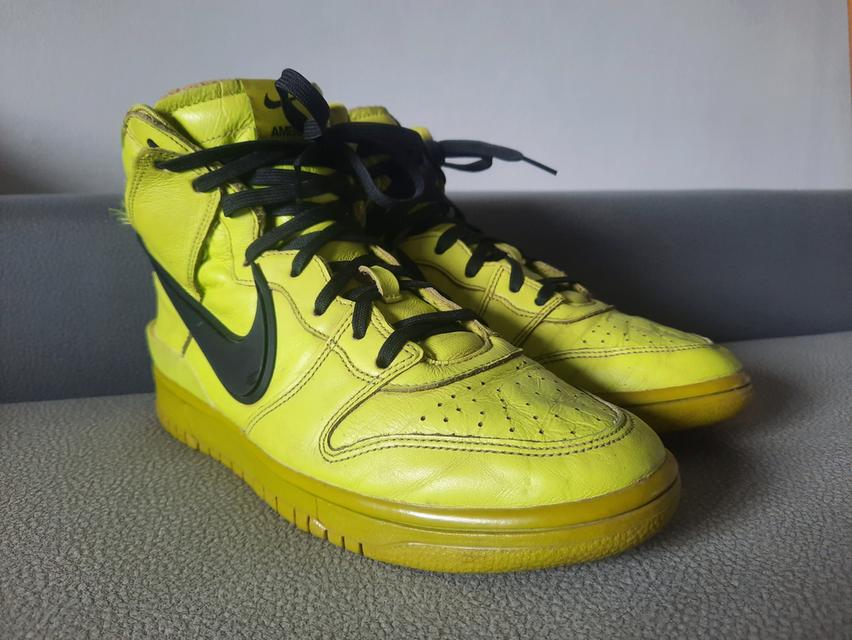 รองเท้า Nike dunk hight ambush flash lime size 9 US 42.5 Europe  3