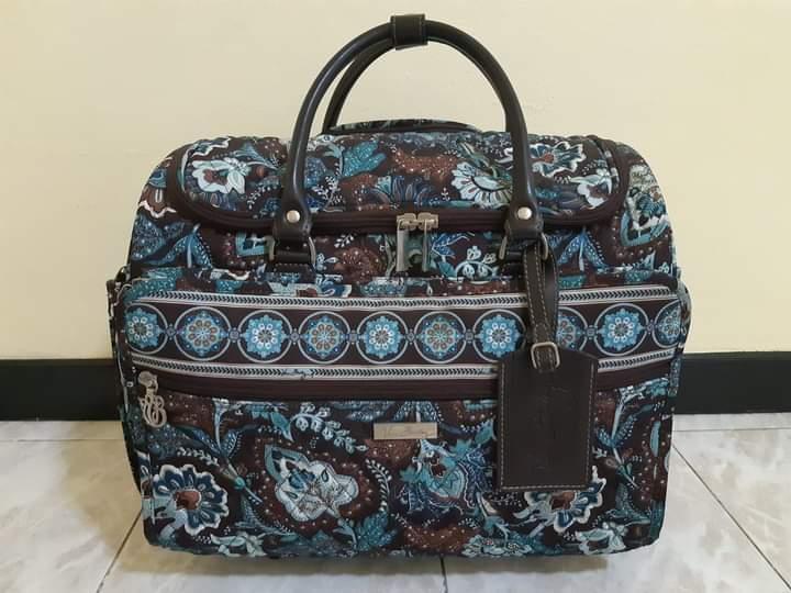 Vera Bradley Java Blue Paisley RollingTravel 2