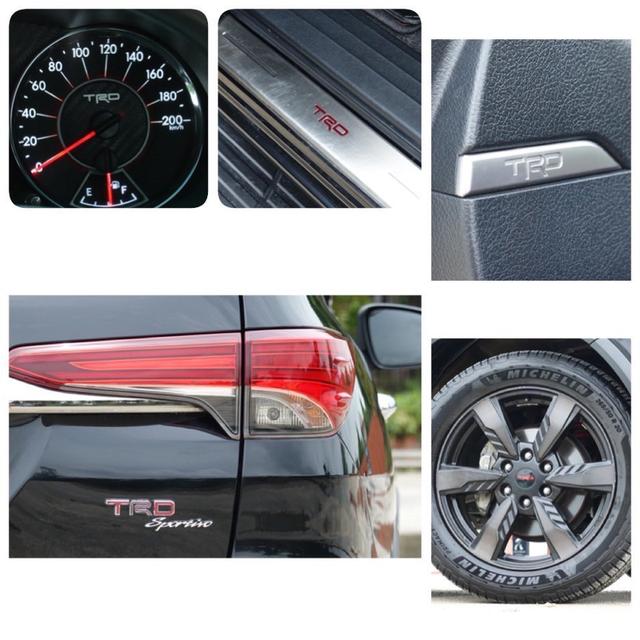 Toyota Fortuner 2.8 TRD Sportivo 2WD 2018 สีดำ