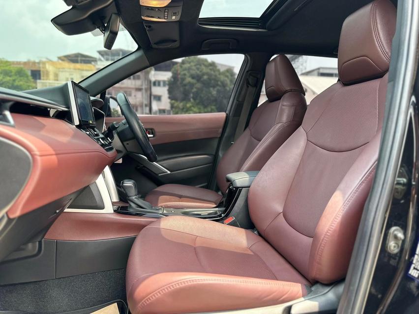รหัสรถ QT2126 🚘  Toyota Corolla Cross 1.8HV PREMIUM SAFETY สีดำปี 2021 8