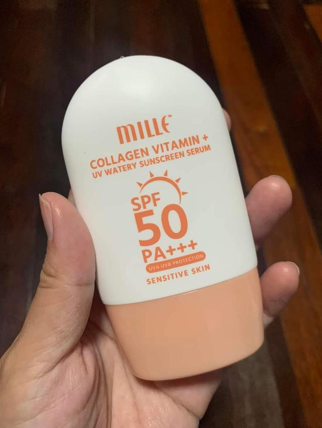 Mille Collagen Vitamin+ uv watery sunscreen serum   1