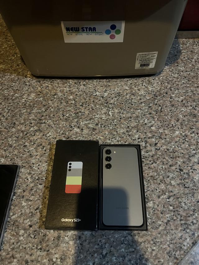 ขายSamsungS23PlusสีหายากGraPhite512กิ๊กมีกล่องจอสวยๆจอไม่มีจุดไม่มีเส้นใช้งานดีถูกๆ รูปที่ 2