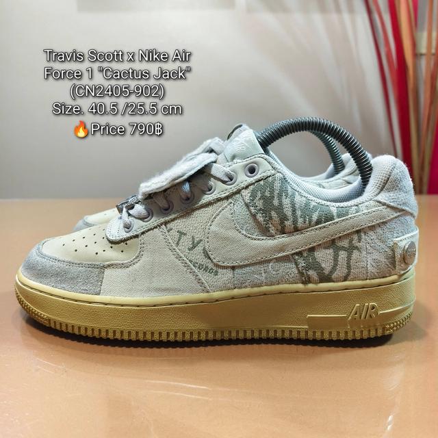 Travis Scott x Nike Air Force 1 "Cactus Jack"(CN2405-902)Size. 40.5 /25.5 cm🔥Price 790฿