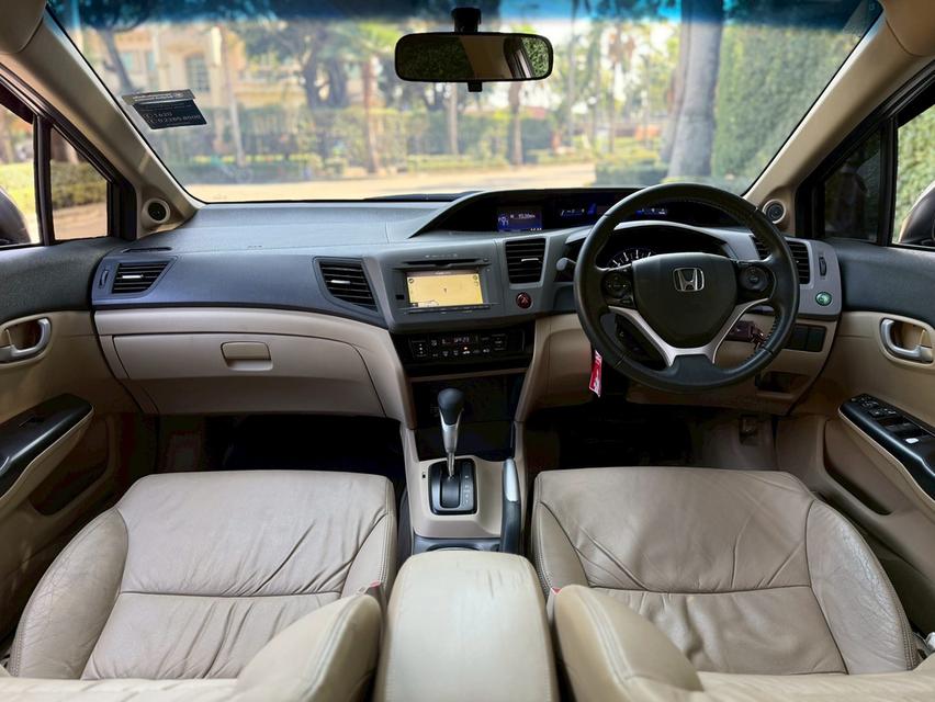รหัสรถ PJP1464 2013 HONDA CIVIC 1.8 E NAVI (สีน้ำตาล) รูปที่ 6