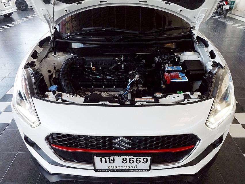 รหัสรถ KCY8669 SUZUKI SWIFT ECO 1.2 GLX NAVI AUTO ปี 2019 สีขาวมุก-ดำ 14