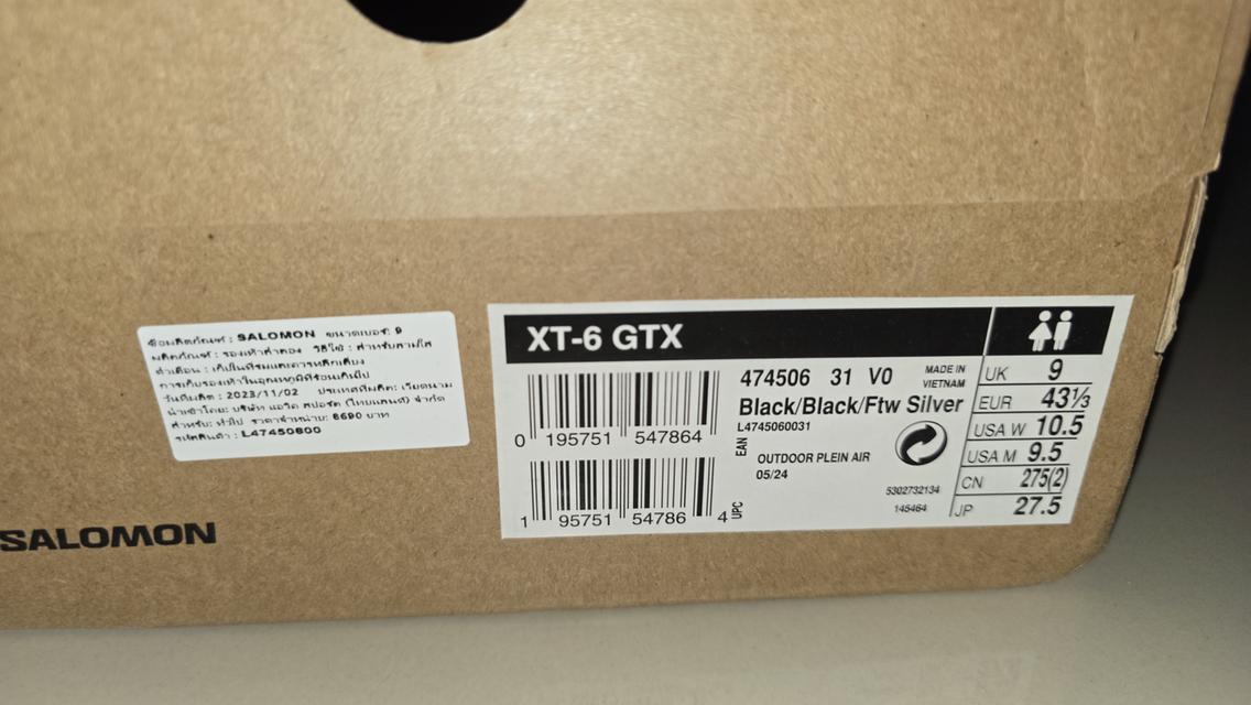 SALOMON XT-6 Gore Tex รูปที่ 8