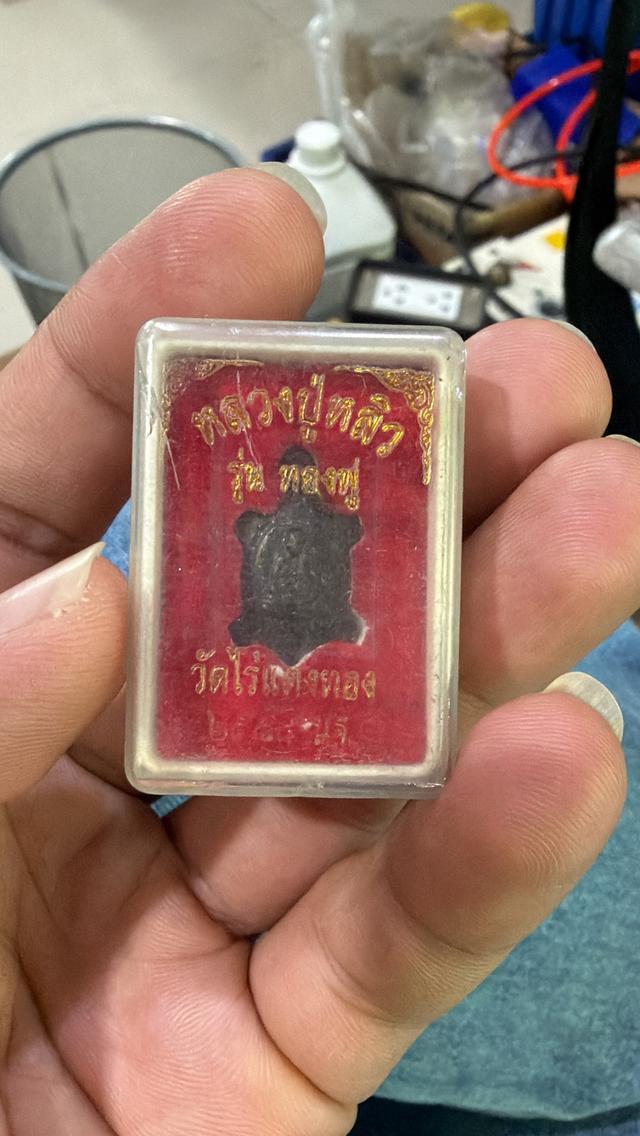 เหรียญเต่าหลวงปู่หลิว วัดไร่แตงทอง รุ่นทองฟู ปี2558 7