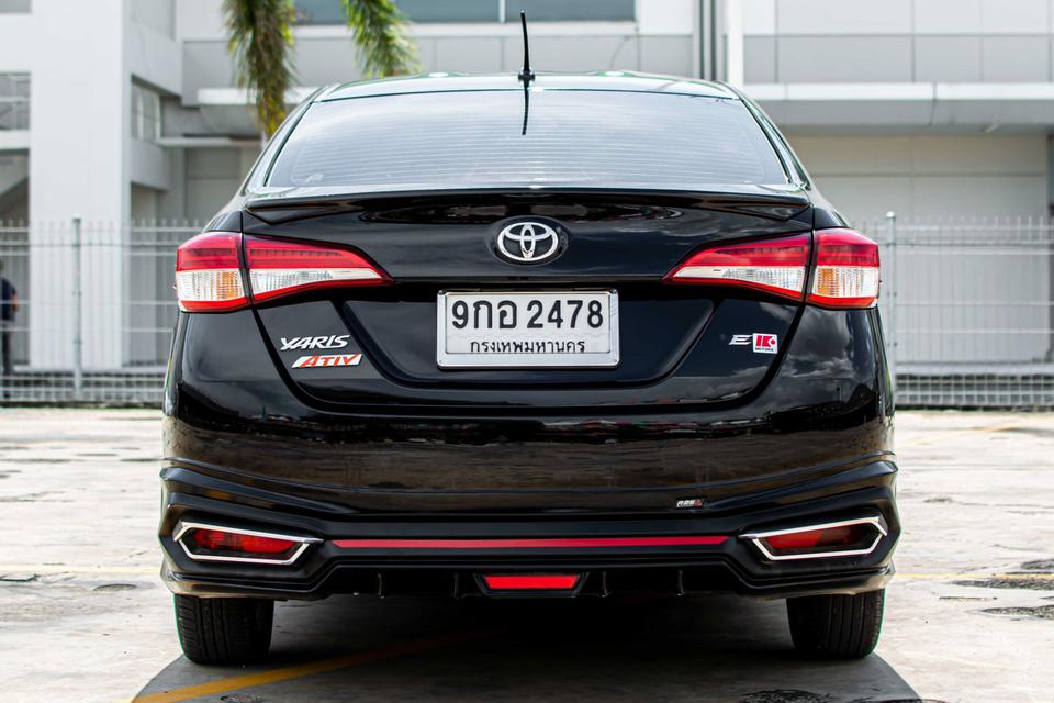 2017 Toyota Yaris Ativ 1.2 E รถเก๋ง 4 ประตู ดาวน์ 0%บริการส่งฟรี รถดี ไม่มีอุบัติเหตุ 3