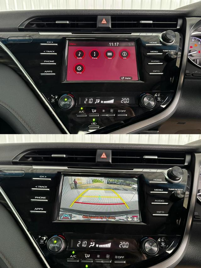 มือเดียว Camry 2.0G ภายในสีดำ 12