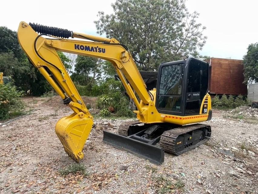 KOMATSU PC58-8 แม็คโครเก่านอก รถใช้งานน้อย