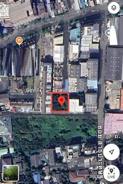 ขายที่ดินขนาด 140 ตารางวา ซอยสาธุประดิษฐ์ 49 หน้ากว้าง 20 เมตร ลึก 28 เมตร