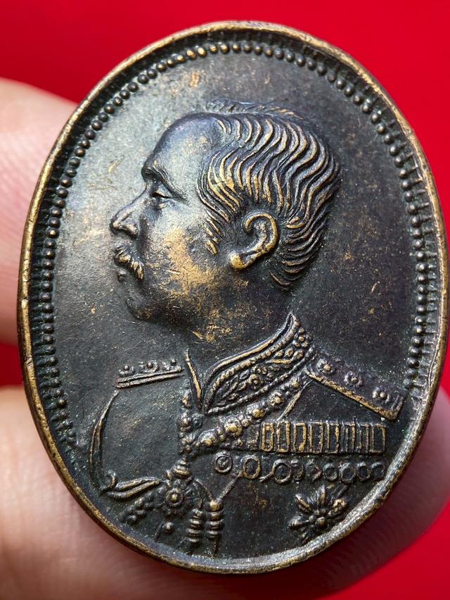 เหรียญ ร.5 ที่ระลึกสร้างพระมหาธาตุเจดีย์ศรีทักษิณ วัดในวัง จ.สงขลา ปี2535 รูปย่อยที่ 4