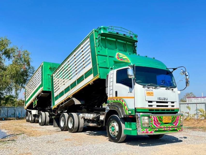 Isuzu FXZ 360 แรงม้า ปี 2013 สีเขียว