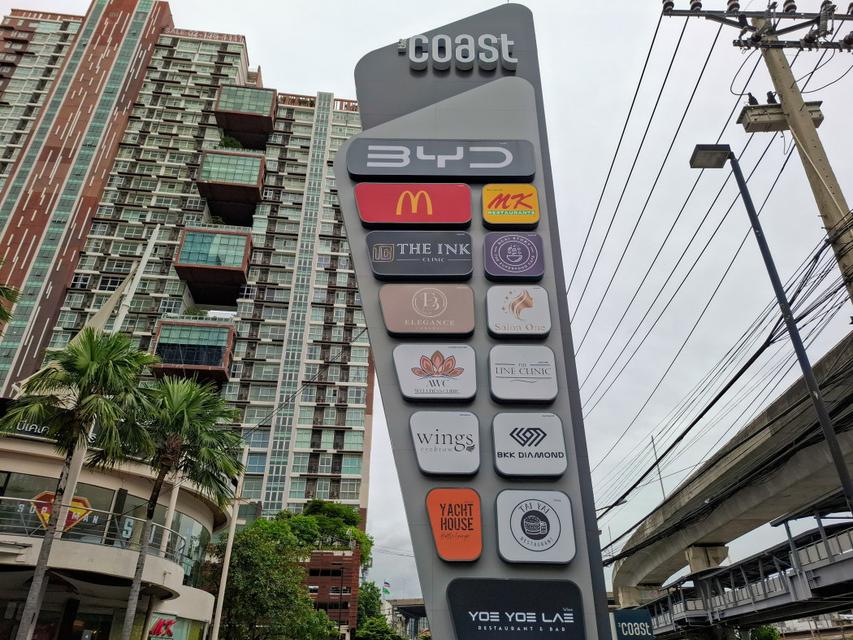 ให้เช่า คอนโด 2 นอนThe Coast Bangkok 52 ตรม. ติด BTS บางนา แต่งครบ พร้อมอยู่