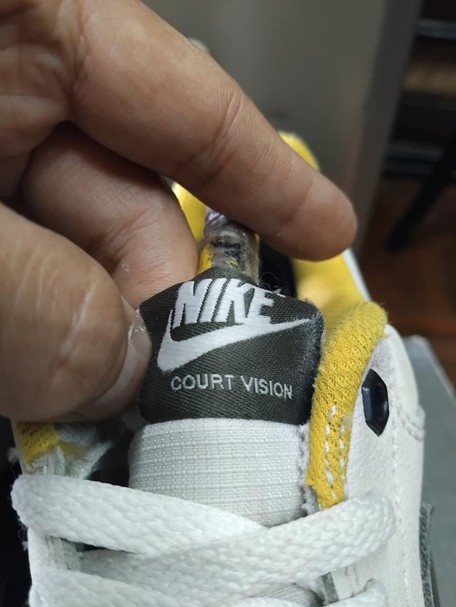 NIKE COURT VISION EUR 42.5/27 สวยแท้ๆไม่มีตำหนิ390ค่าส่ง50 รูปที่ 3