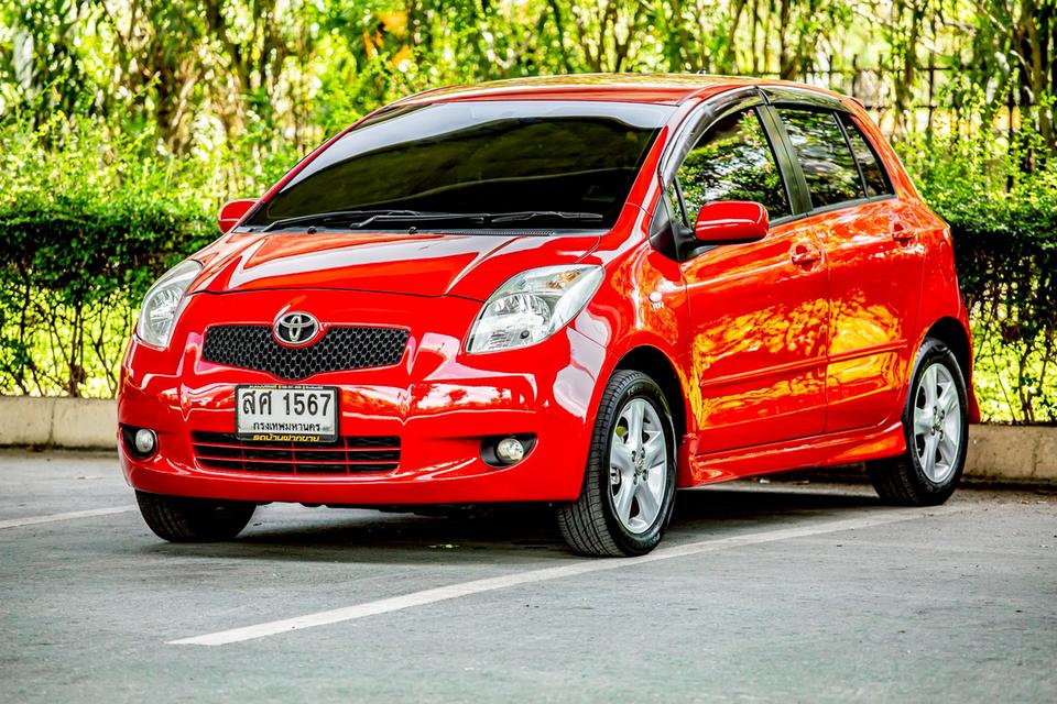 Toyota Yaris 1.2 J ปี 2006 สีแดง สวยสภาพดี 