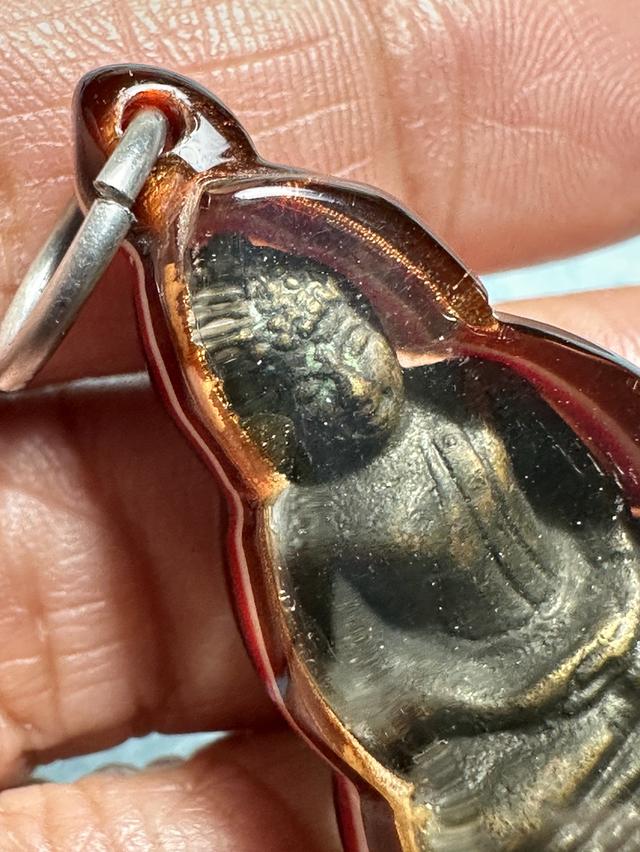 พระกริ่ง  วัดไผ่ล้อม อ.บ้านค่าย จ.ระยอง ล.ป.ทิม วัดระหารไร่เสก พร้อมเลี่ยมโบราณพร้อมเลี่ยมโบราณเดิม รูปที่ 7