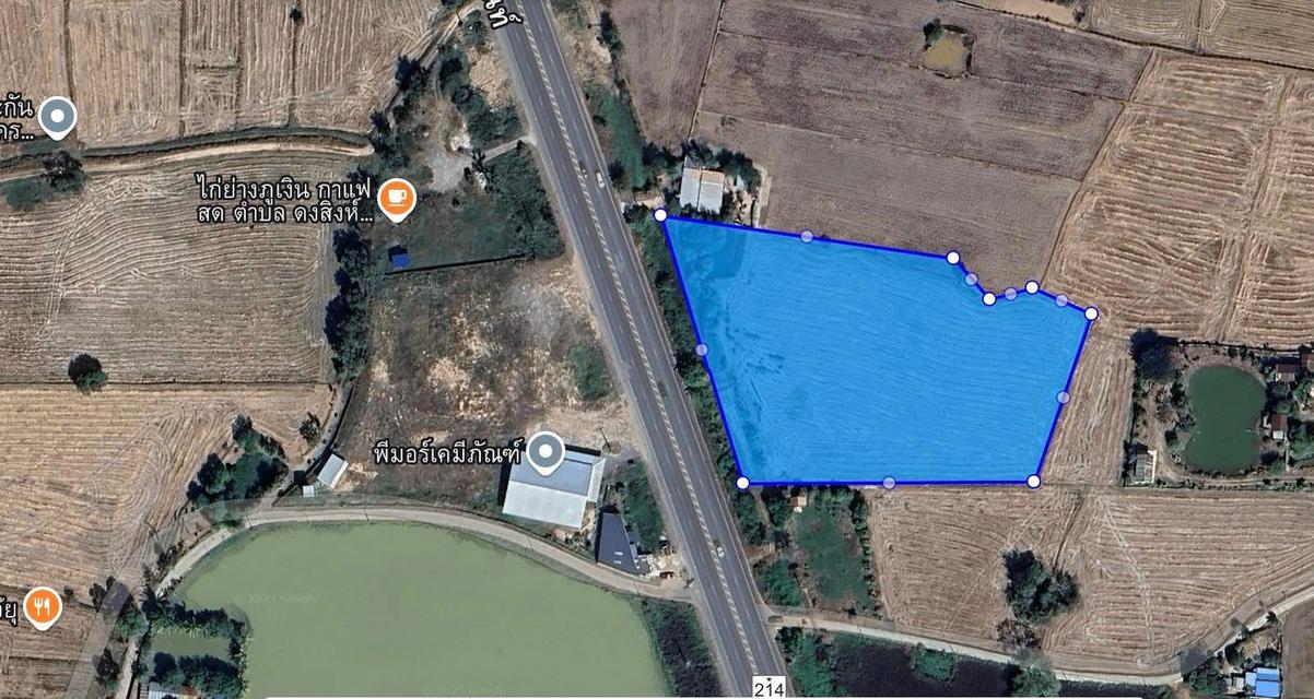 ที่ดินใกล้เมืองติดถนน 4 เลน ทางหลวง 214 ร้อยเอ็ด-กาฬสินธุ์ 2