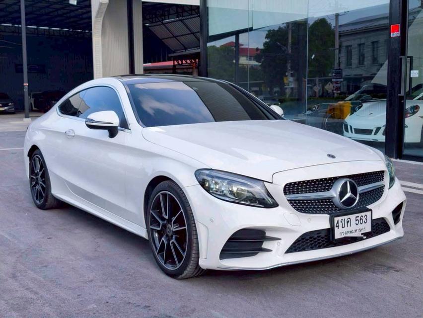 BENZ C200 2.0 COUPE AMG DYNAMIC สีขาว 2023