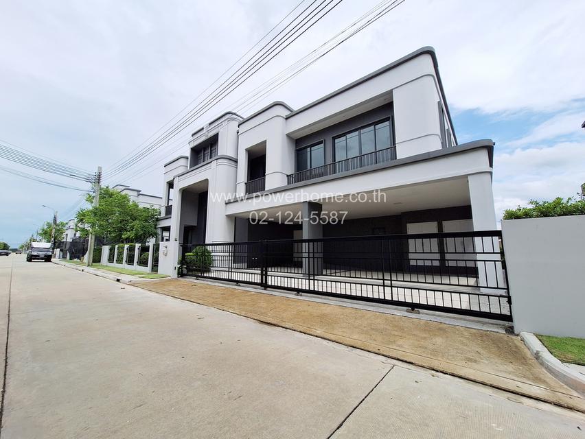 บ้านเดี่ยว 2 ชั้น หมู่บ้านเศรษฐสิริ วงแหวนจตุโชติ ใกล้ทางด่วนจตุโชติ ถนนกาญจนาภิเษก แขวงสามวาตะวันตก เขตคลองสามวา กรุงเทพมหานคร