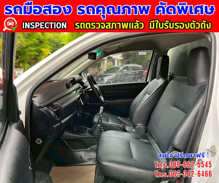 👑ปี2019 Toyota HILUX REVO 2.4 SINGLE CAB J Plus ⭐ไมล์แท้ 98,xx กม. ✨เกียร์ MT 9