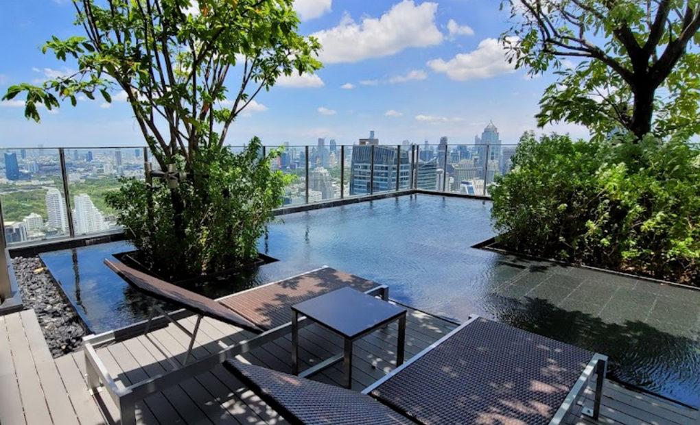 Condo Noble BE19 @BTS Asoke Station 52.07 sq.m 2 Beds 2 Baths 19th floor With private garden 9