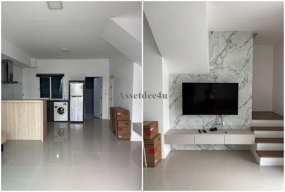 AT570 ให้เช่าทาวน์โฮม 2 ชั้น พลีโน่ รามอินทรา - บางชัน สเตชั่น รามอินทรา117 มีเฟอร์นิเจอร์และเครื่องใช้ไฟฟ้าบางส่วน