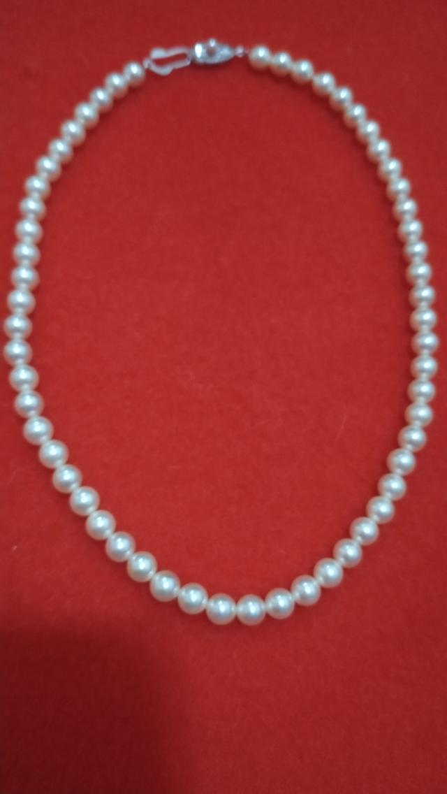 สร้อยคอไข่มุกกัวเงินแท้ รูปที่ 2