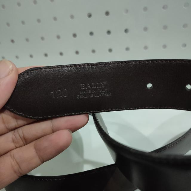 ðĨāđāļāđāļĄāļāļąāļ Bally leather belt āļĢāļđāļāļāļĩāđ 5
