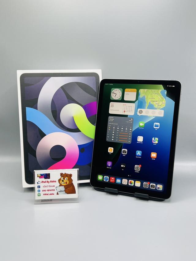 iPadAir4 64gb WiFi ครบกล่อง เครื่องสวยมาก นัดรับได้ครับ