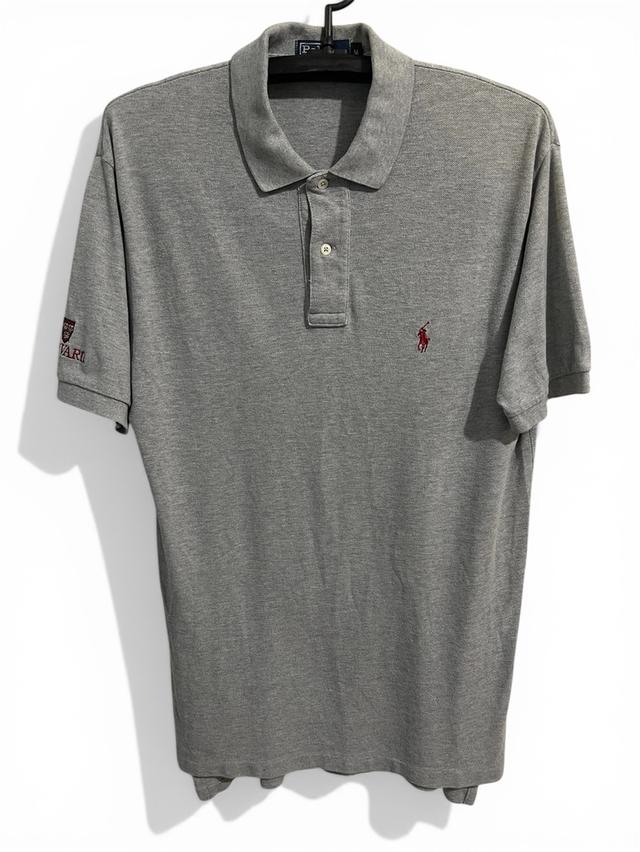 เสื้อ POLO Ralph Lauren สีเทาม้าแดง