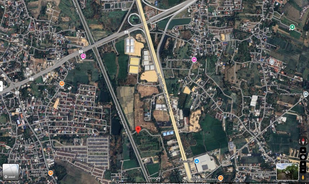 ขายที่ดิน ใกล้แยกกองทราย สารภี ต.ไชนสถาน อ.สารภี จ.เชียงใหม่ 1