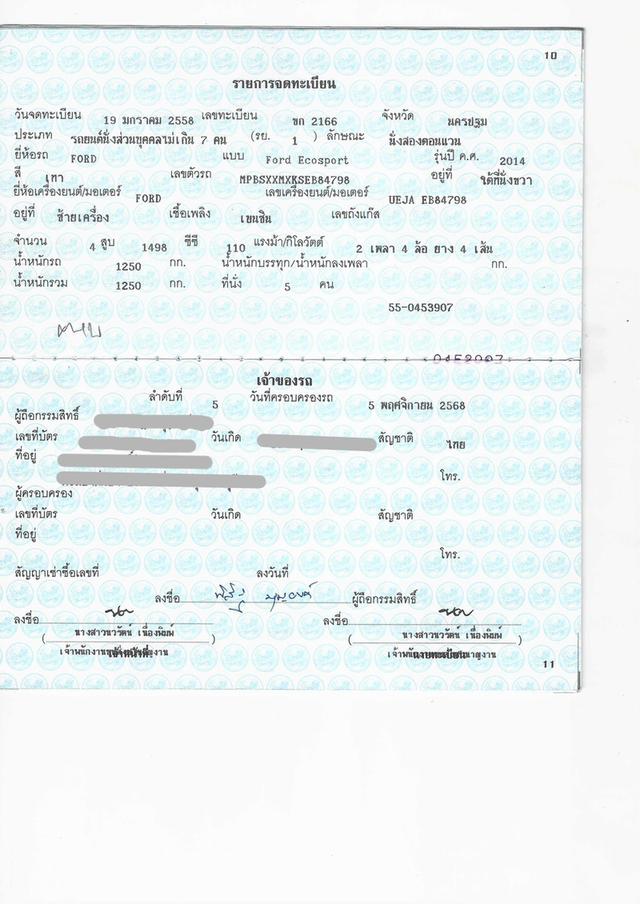 Ford EcoSport 1.5 Trend ปี 2015 สีบรอนเงิน รูปที่ 19