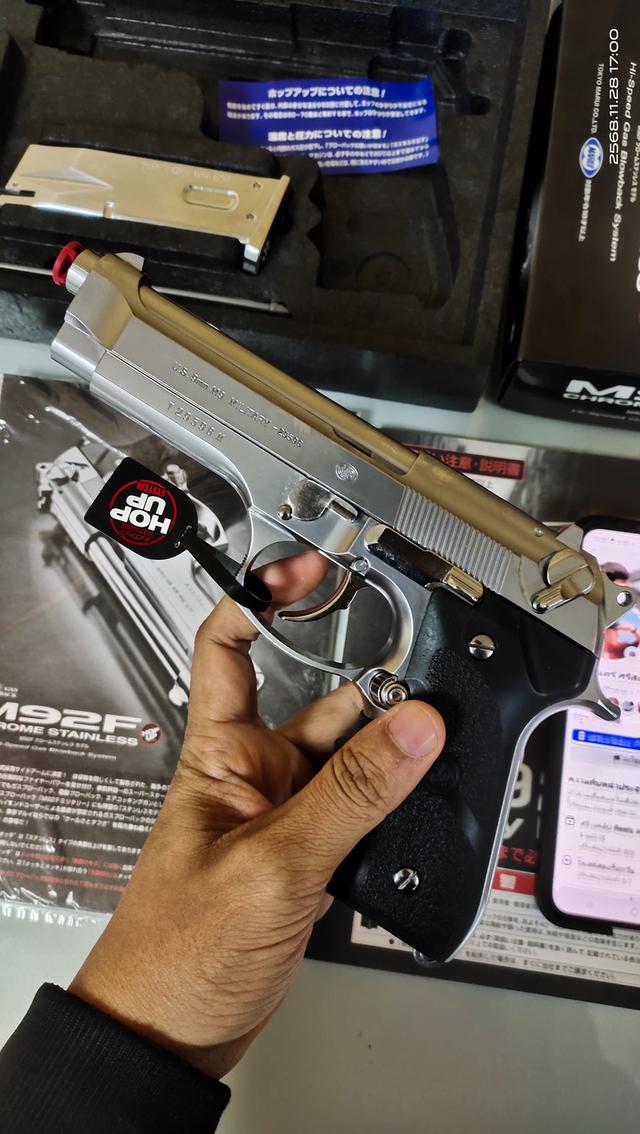 Tokyo Marui M92F สี Chrome 6