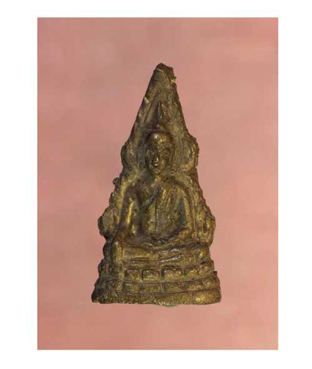 รูป พระพุทธชินราช อินโดจีน เนื้อทองผสมค่ะ p675 2
