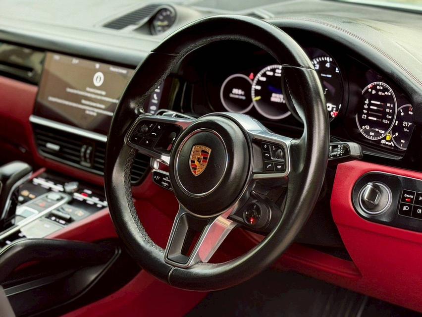 Porsche Cayenne E-hybrid Coupe ปี 2020 สีขาว ภายในแดงยอดนิยม Full option มี Warranty ถึง 2027 รูปที่ 7