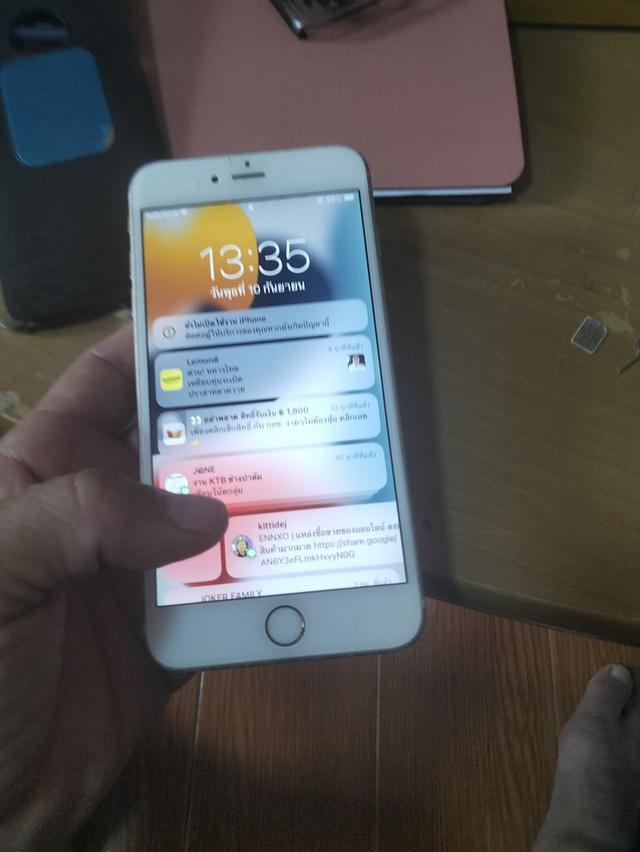 iPhone 6เอสพลัส 128จิ้ก สแกนิ้วไม่ได้