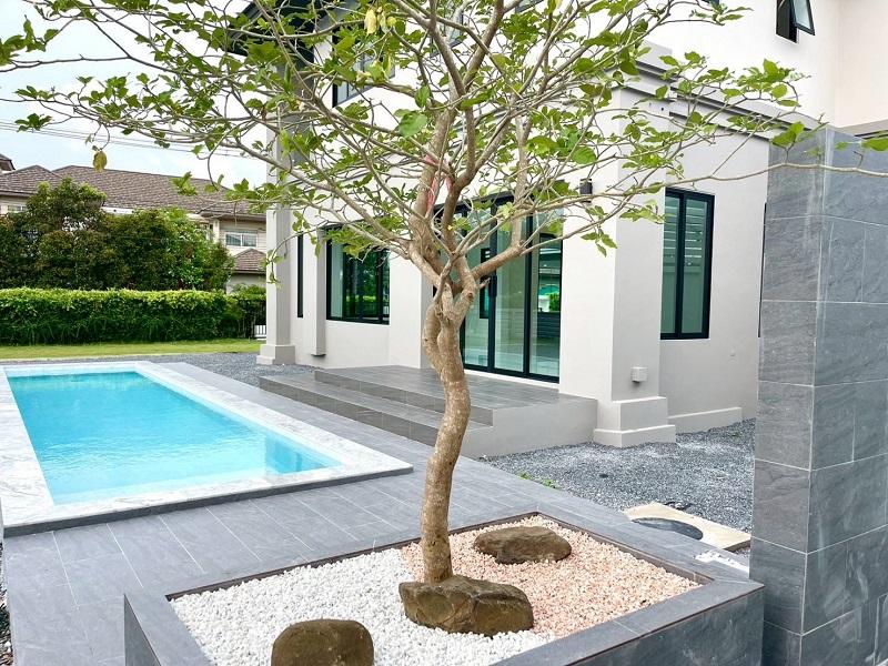 ขายบ้านสวยหลังใหญ่ พื้นที่กว้าง โครงการณุศาศิริซิตี้ โซนGreenery N'Joy Living ถนนพระราม2 สมุทรสาคร. 4