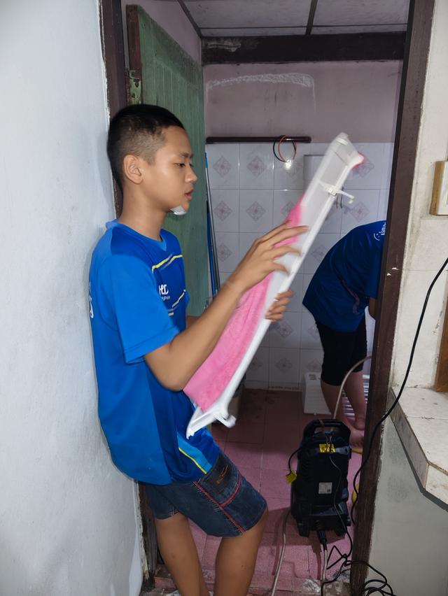 ล้างแอร์วัดกู้  สุขาประชาสรรค์2-3  บางพัง ปากเกร็ด รูปที่ 11