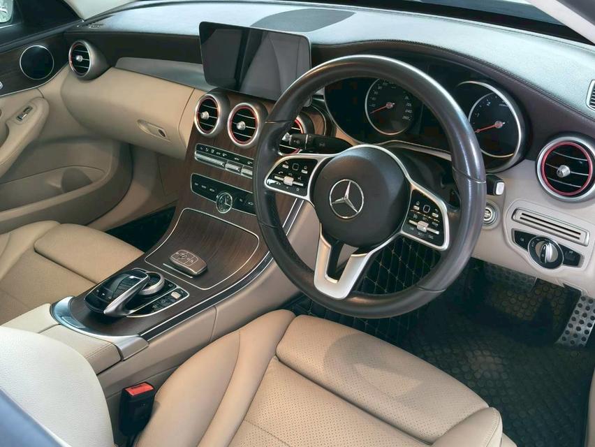 รหัสรถ KPC7997 Benz C220d Exclusive 2019 (ดีเซล) สีขาว หายาก สภาพเยี่ยมแบบนี้ด้วย 7