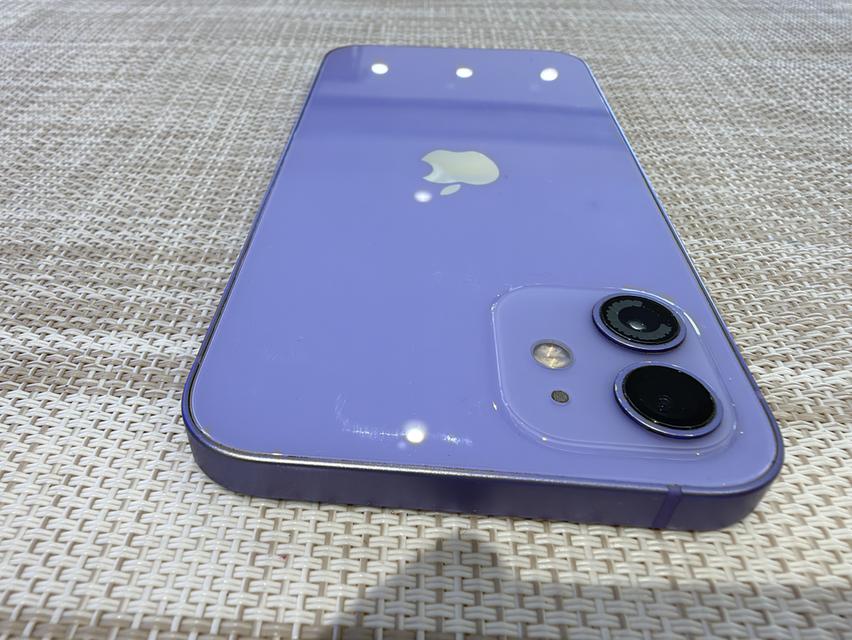iPhone 12 สีม่วง 128 เครื่องเดิมๆไม่เคยซ่อม ใช้งานได้ทุกฟังก์ชัน รูปย่อยที่ 4