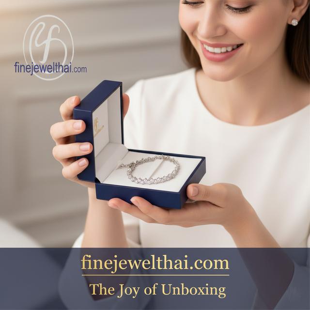 Finejewelthai ชุดเครื่องประดับ สร้อยข้อมือเพชร T2043