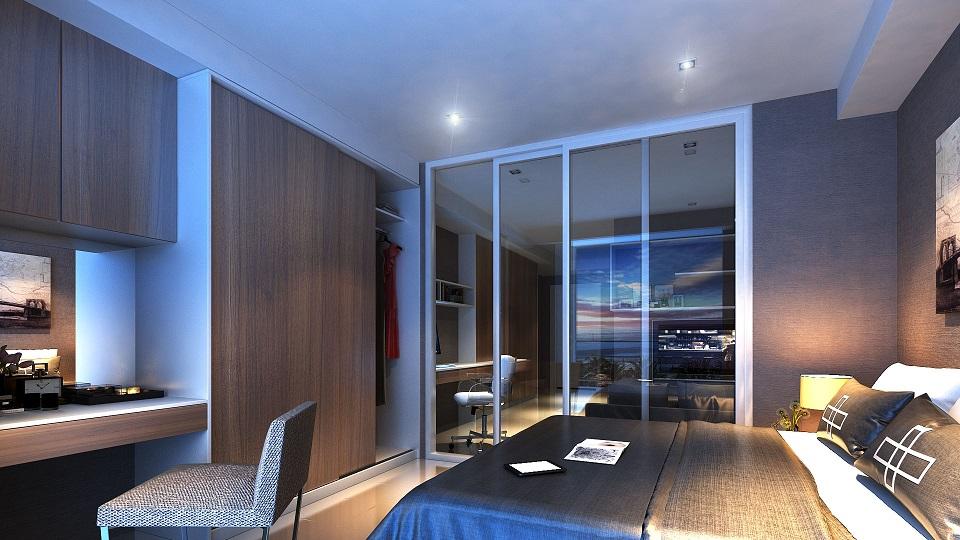 ให้เช่า คอนโดศุภาลัย พรีมา ริวา ติดริมน้ำ ถ.พระราม 3 ขนาด 43 ตร.ม. ชั้น 11 เฟอร์ built-in 1