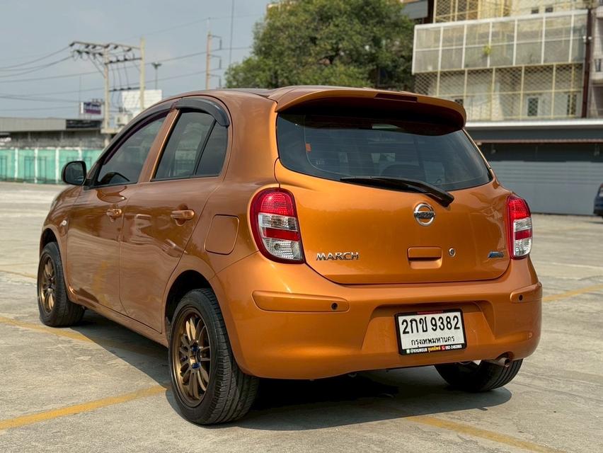 Nissan March 1.2E ปี2013 AT สีส้ม รูปที่ 6